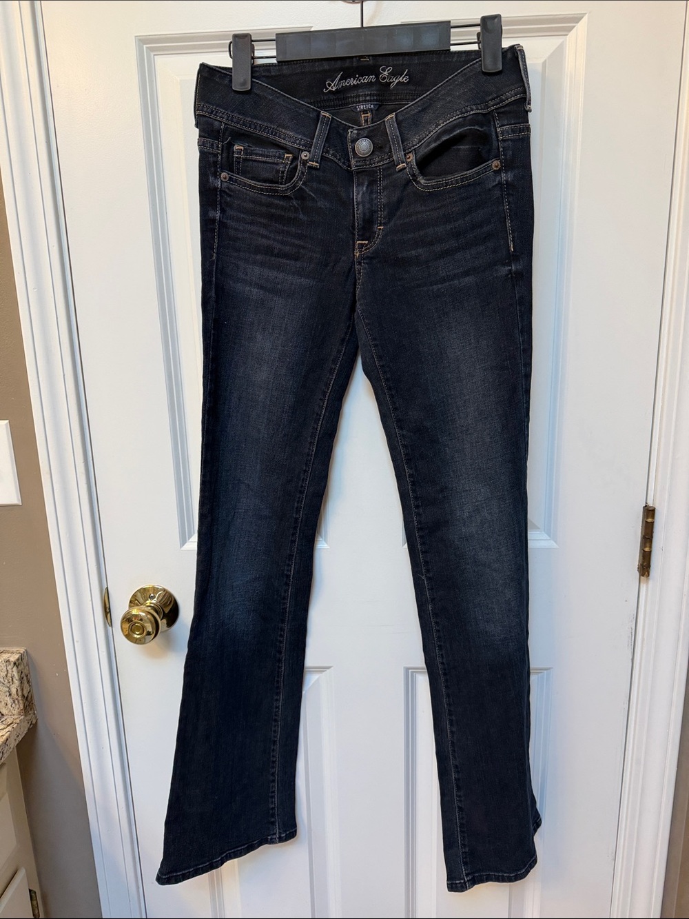 American Eagle Outfitters Women's Dark Wash Jeans Original Bootcut Size 2